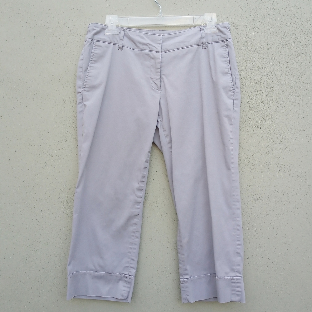 Kenar Light Gray Capri's in Size 8